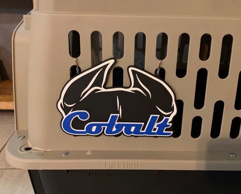 Custom Dog Ear Name Plate 135 Breeds to Choose From Dog Kennel Name Tag