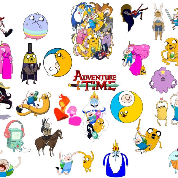 44 pieces Adventure Time png