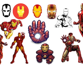 ironman PNG (13 piece )