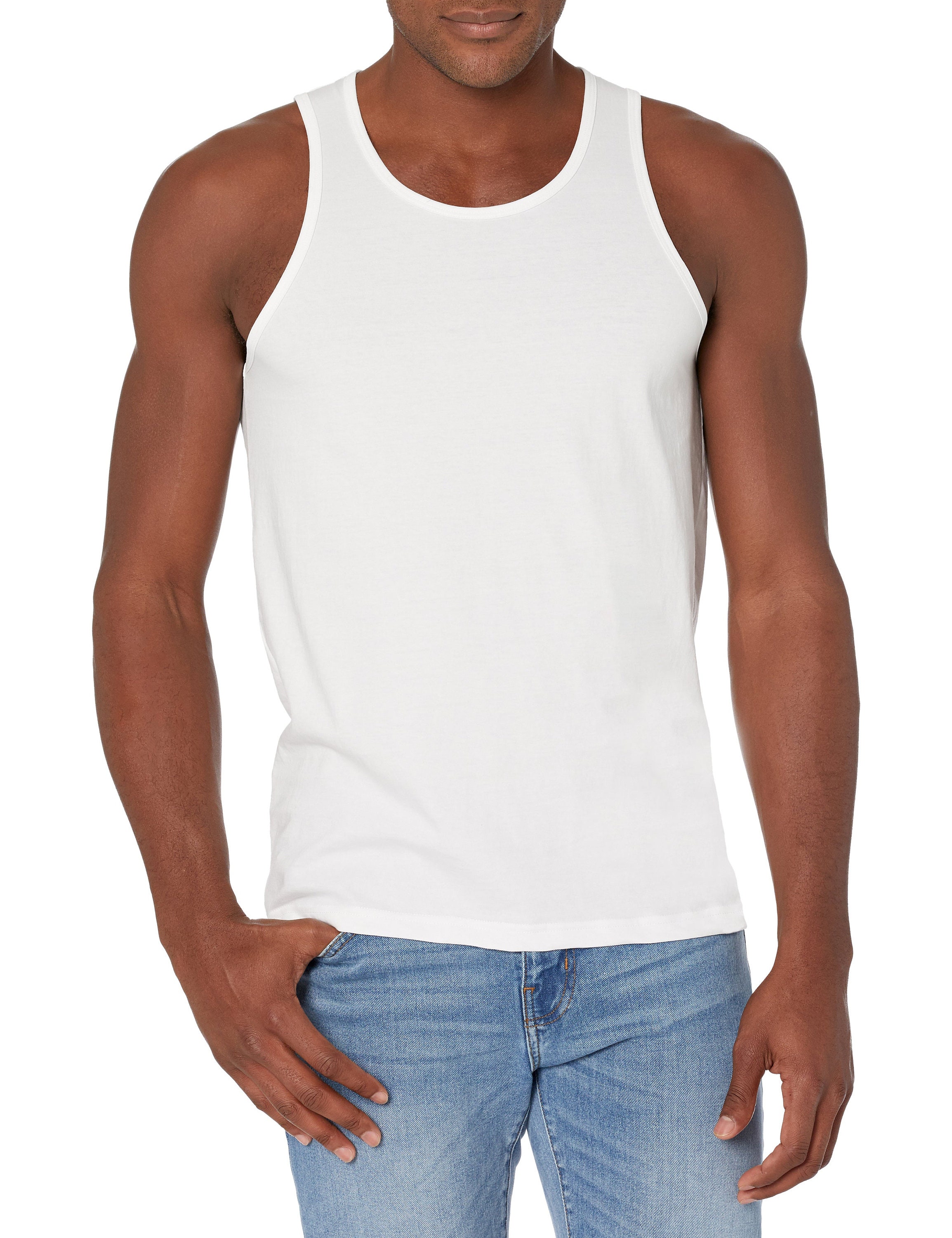 White 100% Organic Cotton Tank Top (3 pack)