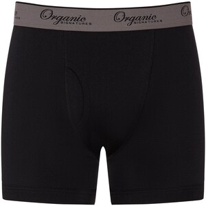 Black Breathable 100% Organic Cotton Boxer Brief (3 pack) 画像 2