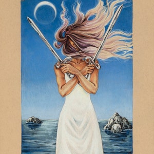 2 of Swords - print