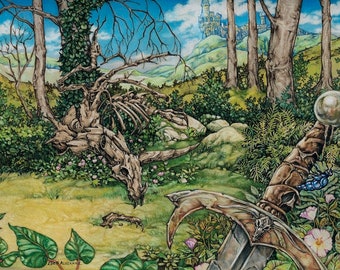 The Ancient Battle - Print