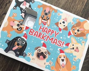 24 Day Advent Calendar!  Happy Barkmas design. Pack of 5.