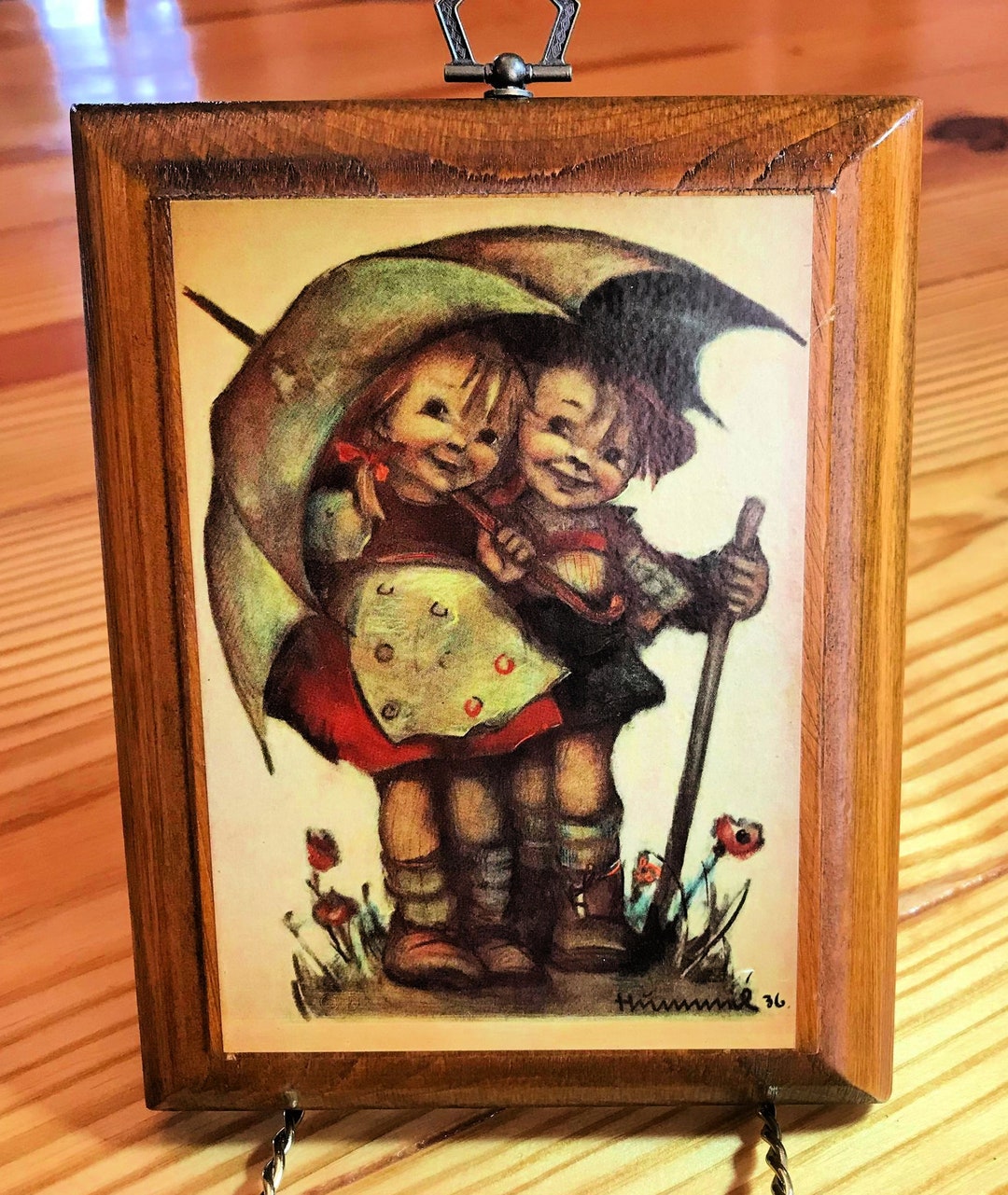 Vintage Hummel 36 Wood Wall Plaque Wall Hanging - Etsy