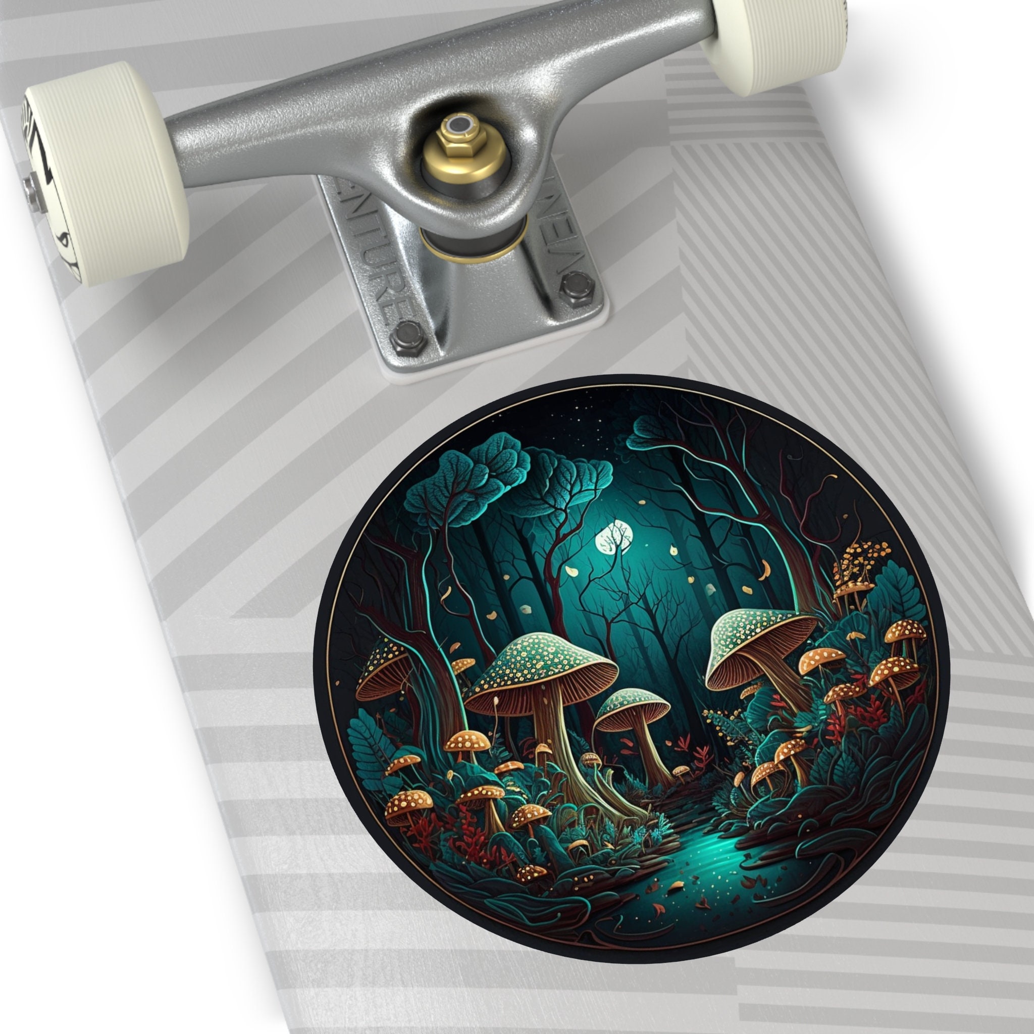 Axt Sticker Mystical Forest Floor Sticker With Fantastical Mushrooms W/o Border - Etsy