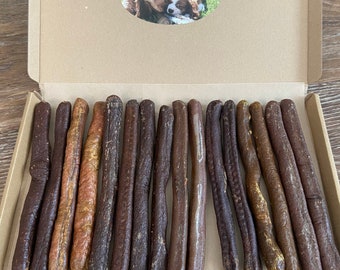 Gourmet Dog Sausages X16 Multi Flavours. Dog Treats. Dog Enrichment. Dog Treats Baulk