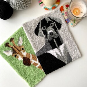 Punch Needle Wall Hanging / Punch Needle Coasters / Housewarming Gift Funny / Tufted Coasters / Handmade Mug Rug / Drink Coasters