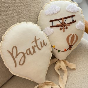 Mini palloncino da parete, regalo per baby shower, mini decorazione da parete con nuvole, palloncini per annuncio nascita, decorazioni con palloncini per neonati, decorazioni per cameretta dei bambini, decorazioni da parete per neonati