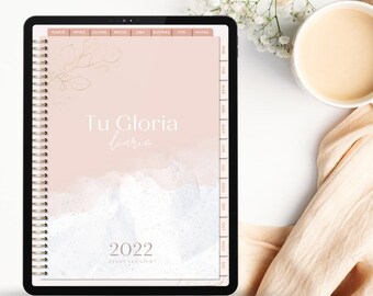 Goodnotes planner, ipad planner, digital journal, Christian digital planner, 2023 Planificador Cristiano