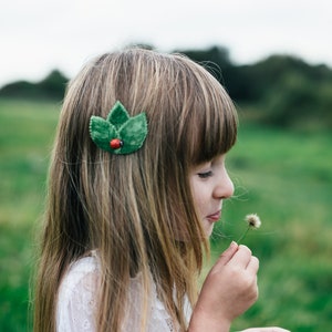 Ladybird Hair Clip: Children's Hair Accessory for Weddings, Garden Parties, Birthdays, and Christmas image 1