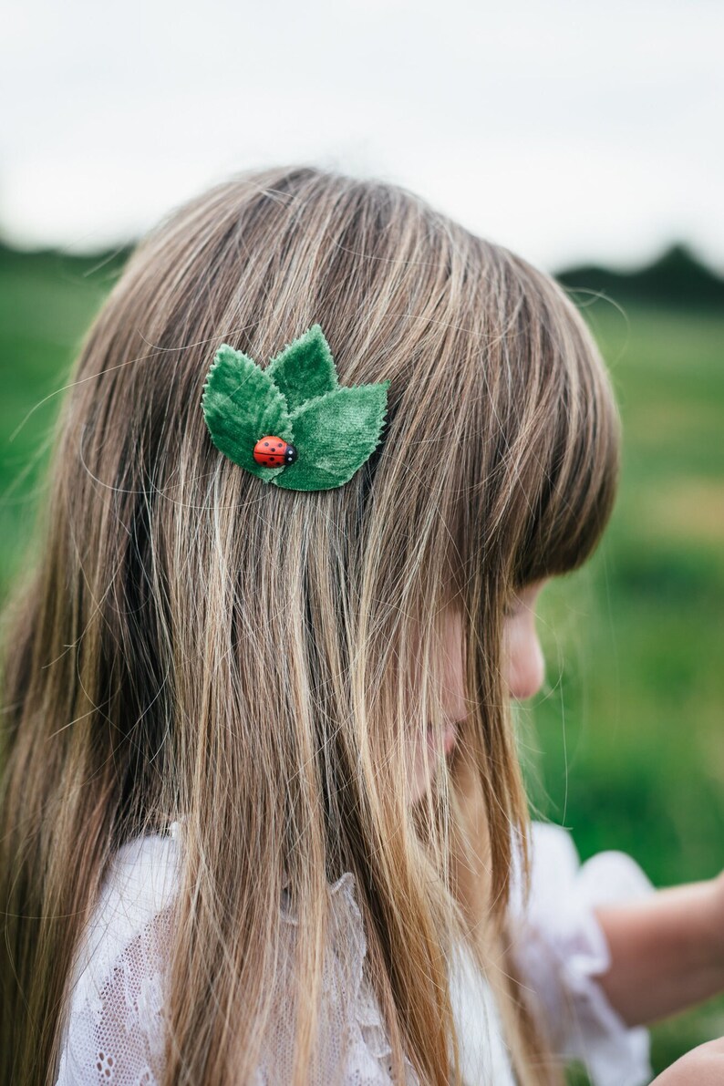 Ladybird Hair Clip: Children's Hair Accessory for Weddings, Garden Parties, Birthdays, and Christmas image 4