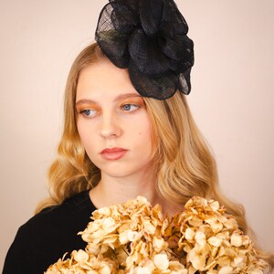 Grand bandeau à fleurs tendance : accessoire de cheveux de mariage, de bal de promo, de fête pour les invités du mariage image 5