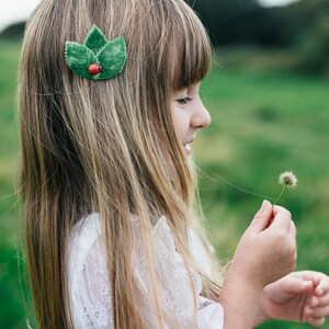 Ladybird Hair Clip: Children's Hair Accessory for Weddings, Garden Parties, Birthdays, and Christmas image 2