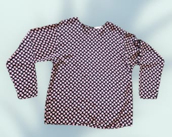 Women's Vintage 1980's Geometric Blouse
