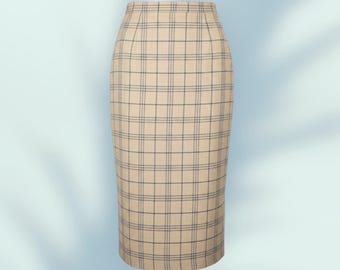 Women's Vintage 1970's/1980's Pendleton Wool Plaid Skirt