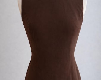 Women’s Vintage 1990’s Brown Silk Dress