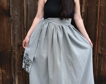 Women's High Waisted Houndstooth Skirt