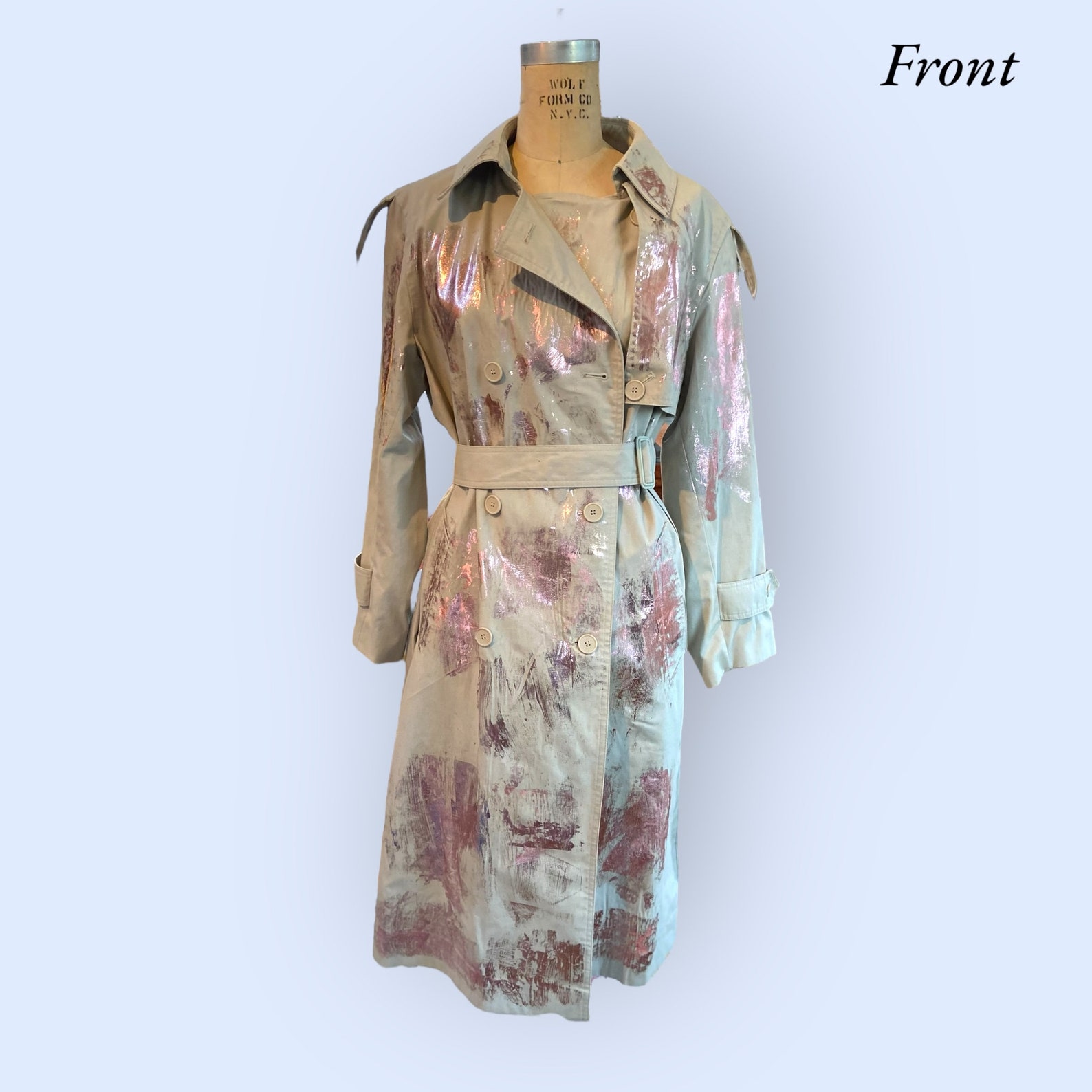 Upcycled Copenhagen Trench - Green