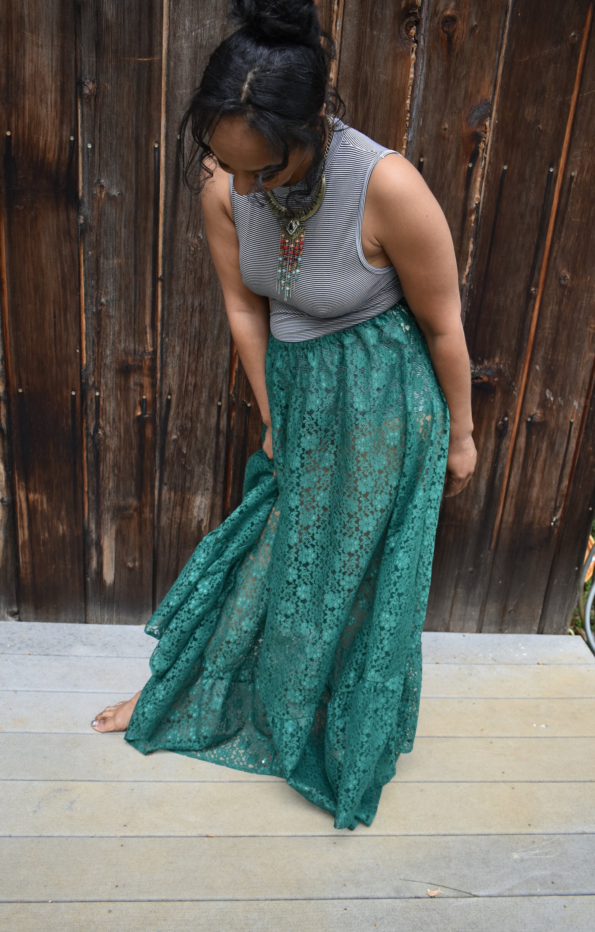 Sheer Vintage Skirt-Waist 26 to 30