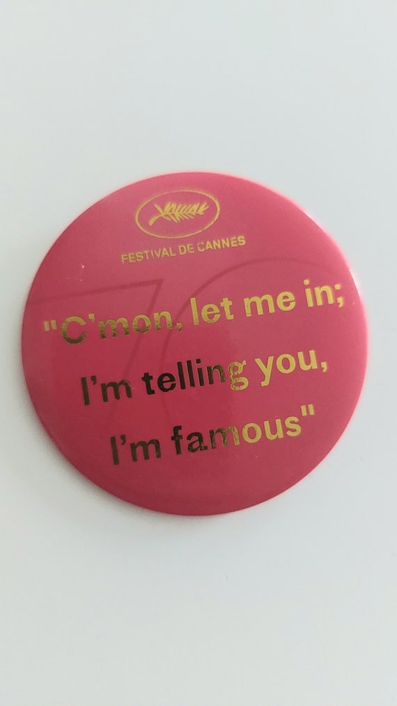 Official Button / Badge 70th Cannes Film Festival