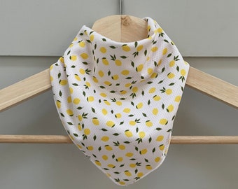 Lemon dog bandana, tieback bandana