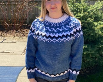 Traditional Nordic Sweater - Etsy