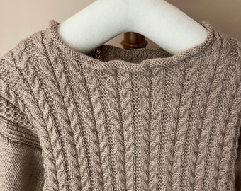 Comfy cabled sweater - relaxed fit