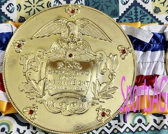 WBF - CINTURA REPLICA AUTENTICA DA CAMPIONATO DEL MONDO DA BOXE, TAGLIA ADULTA
