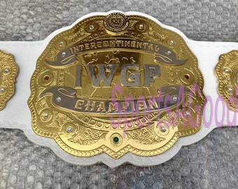 IWGP Intercontinental Heavyweight Wrestling Championship Belt Adult Size