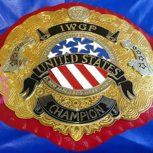 IWGP United States Heavyweight Wrestling Championship Belt Adult Size