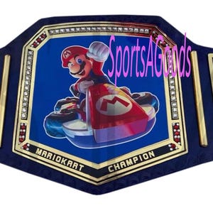 Mario Kart 8 Deluxe Championship Title Adult Belt Legend Model Belt