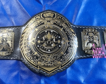 Lucha Underground Wrestling Heavyweight Championship Belt Leather Strap Adult Size