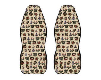 Tattoo Pattern Car Seat Covers
