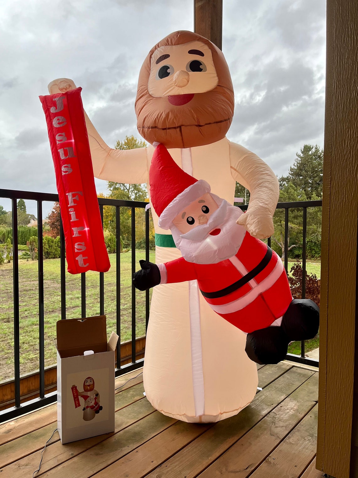 Christmas 6 Ft Tall Inflatable Yard Decor With LED Lights Etsy