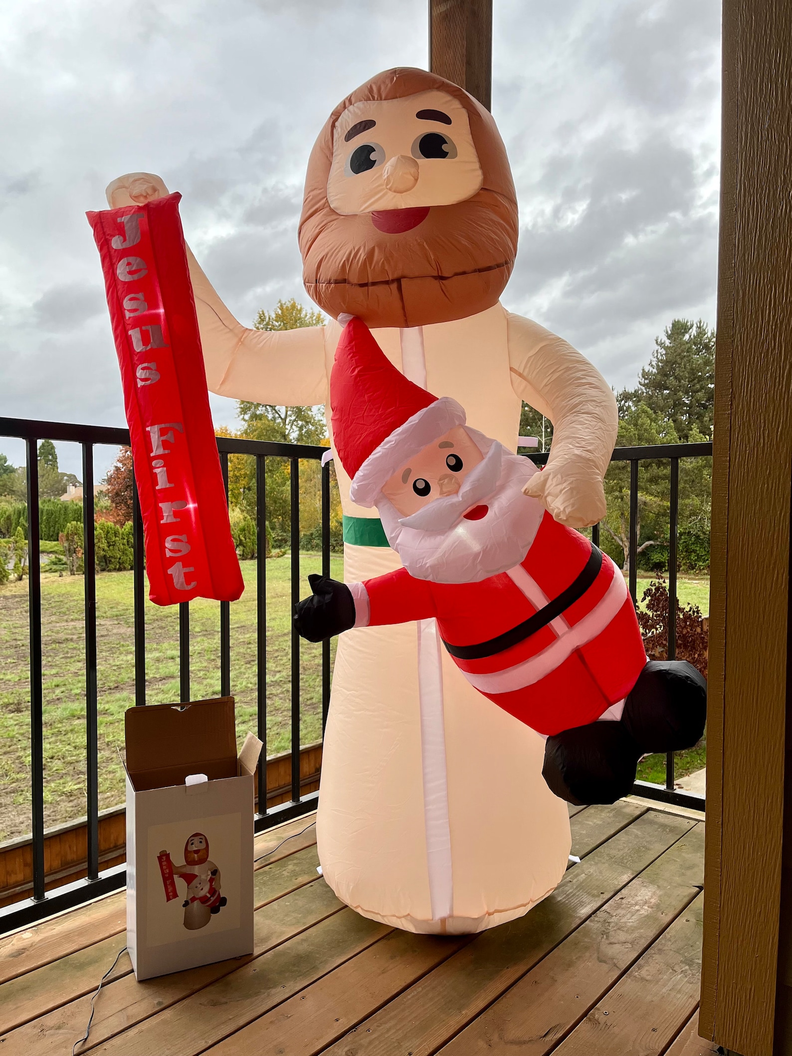 Christmas 6 Ft Tall Inflatable Yard Decor With LED Lights Etsy