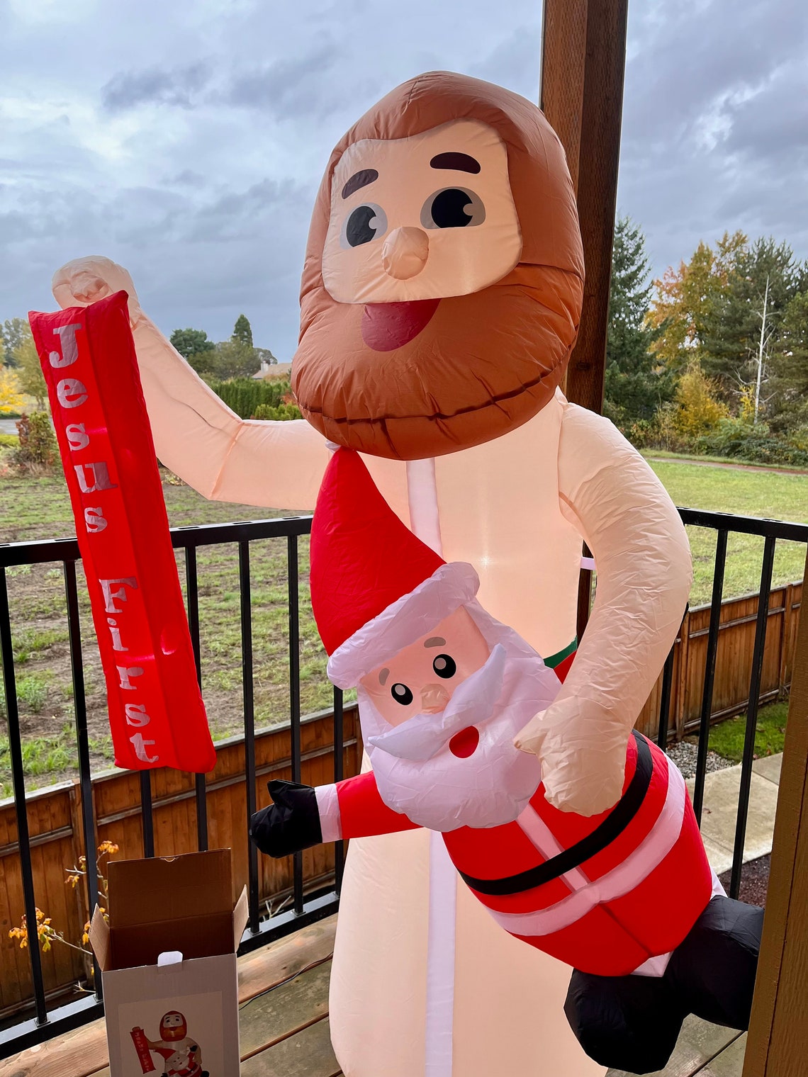 Christmas 6 Ft Tall Inflatable Yard Decor With LED Lights Etsy