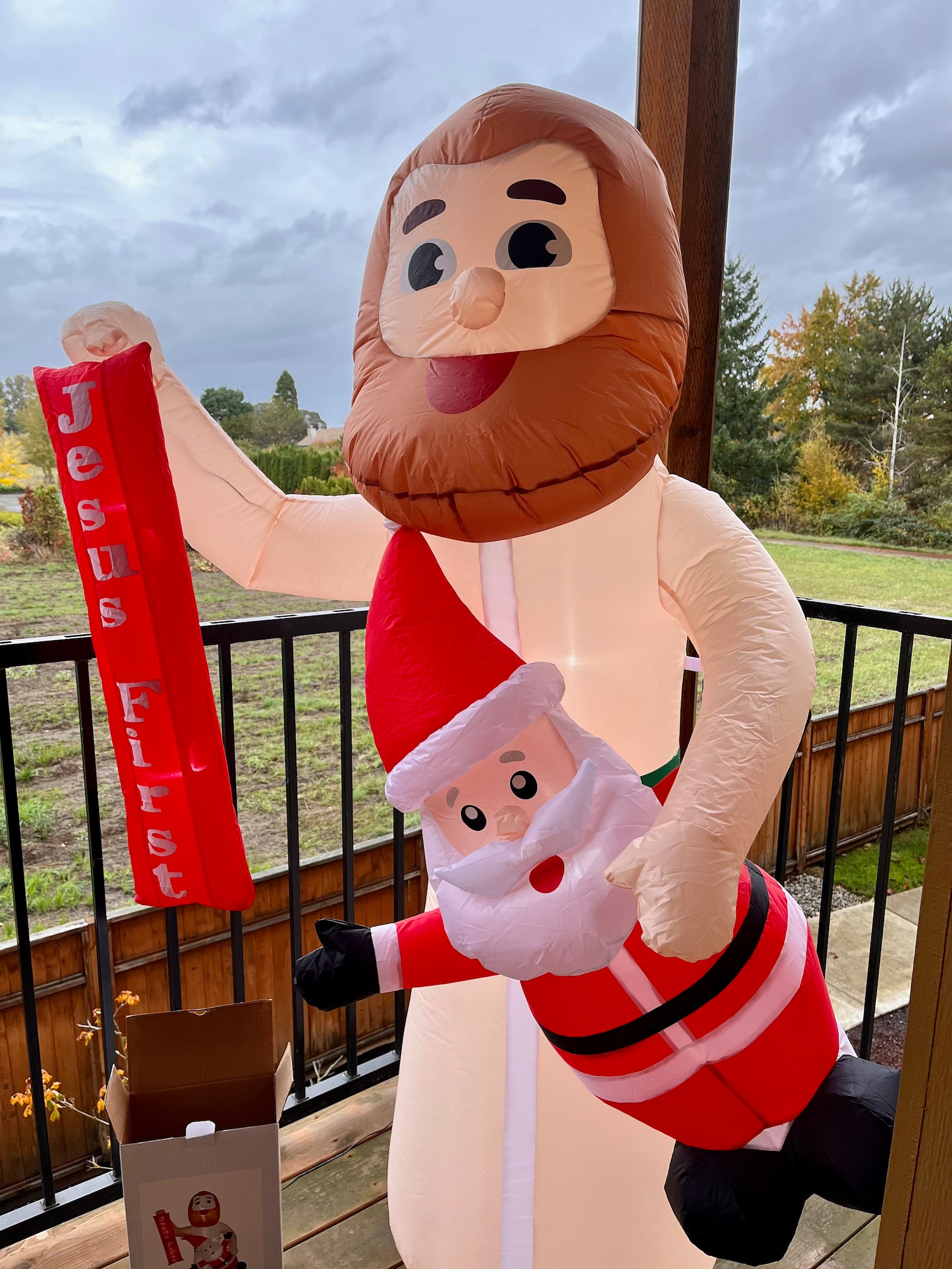 Christmas 6 Ft Tall Inflatable Yard Decor With LED Lights Etsy