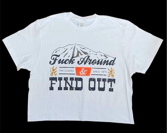 Find out crop top t shirt