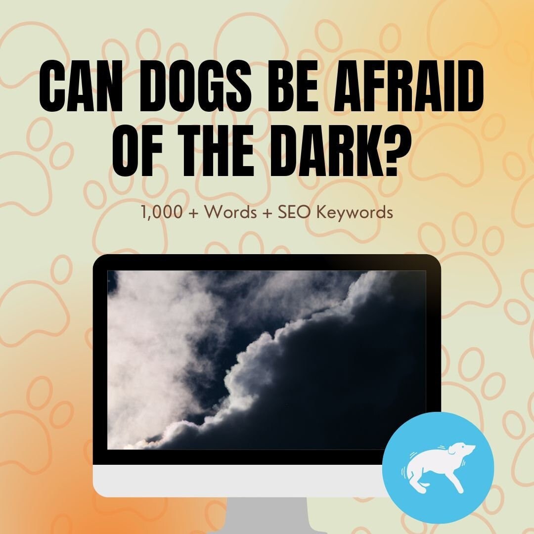 can puppies be afraid of the dark