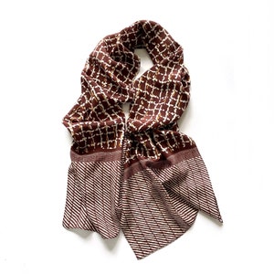 100% Mulberry silk scarf, Real silk scarf for women, Long silk scarf, Silk neck scarf, Hair scarf, Headscarf, Leightweight fashionable Scarf