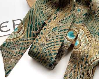 Liberty of London Silk Fabric Skinny Scarf for Hair, Neck & Bag - Royal Hera