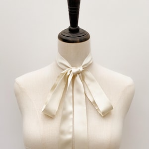 Extra Long Mulberry Silk Skinny Scarf for Women's Neck, Hair, Bag | 22 Momme | Handmade