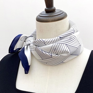 100% silk scarf for women, silk hair scarf, silk square scarf, silk head scarf, silk bandana, silk neck scarf, geometric pattern neckerchief