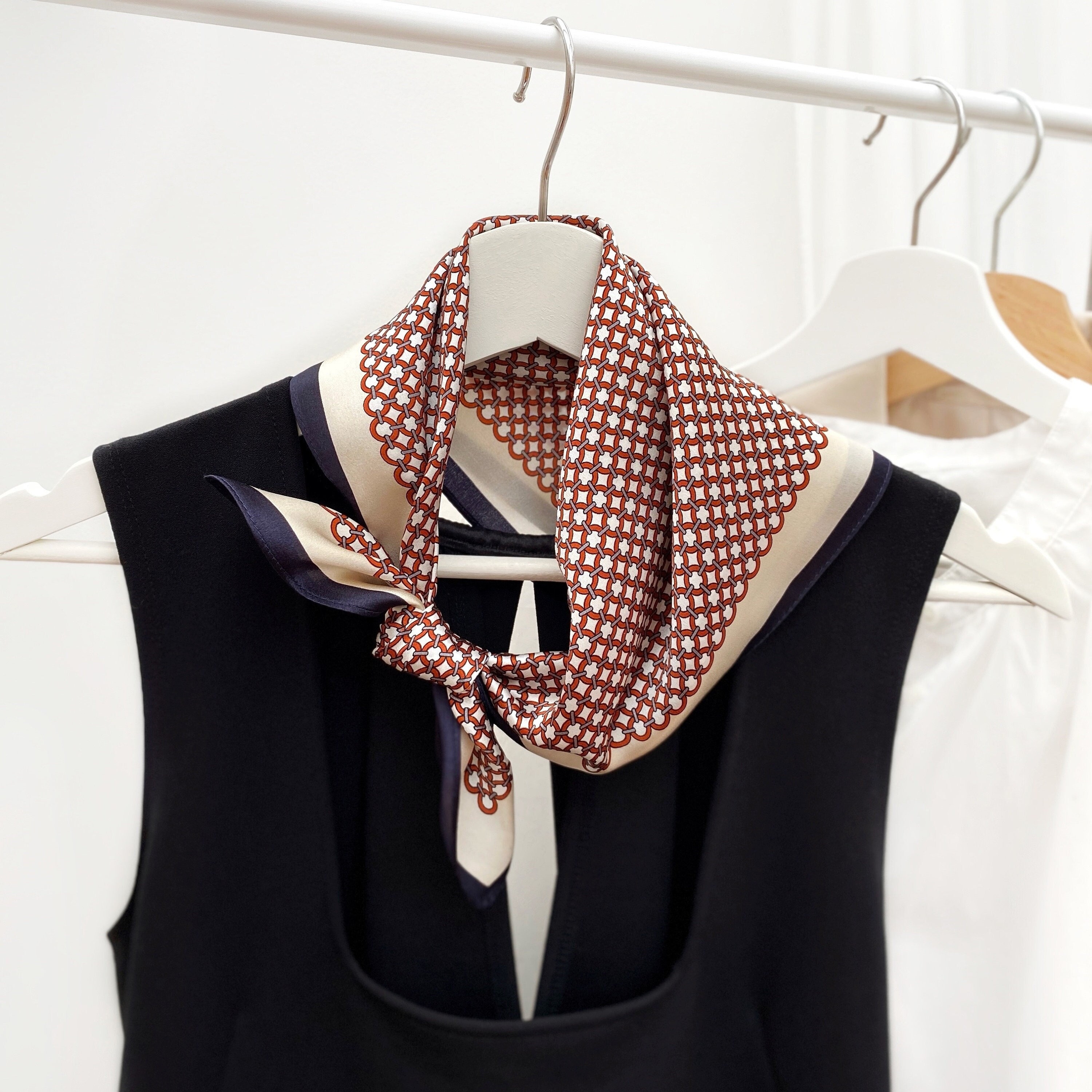 CHARM Silk Headband Scarf Neck Gaiter - Womens Chemo Head