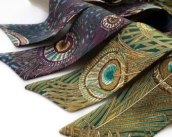 Liberty of London Silk Fabric Skinny Scarf for Hair, Necktie, Wrist & Handbag - Royal Hera