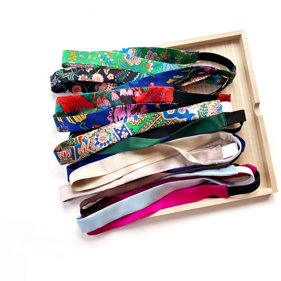 Silk Thin Headband, Liberty Print & Mulberry Silk Hair Band