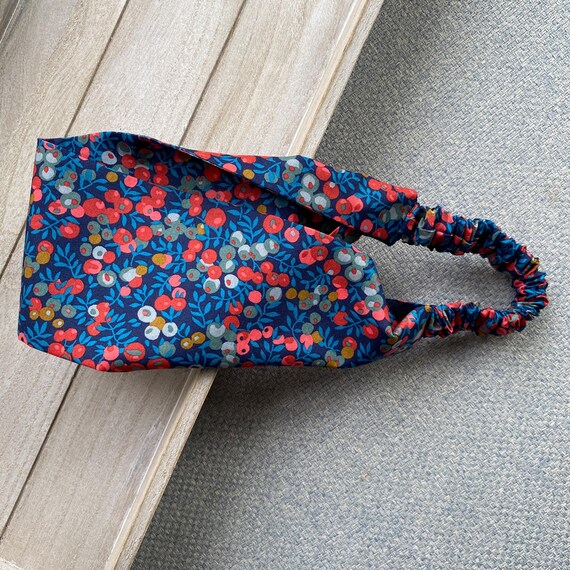 Handmade Liberty Fabrics Cotton Wide Boho Headband, Women Soft