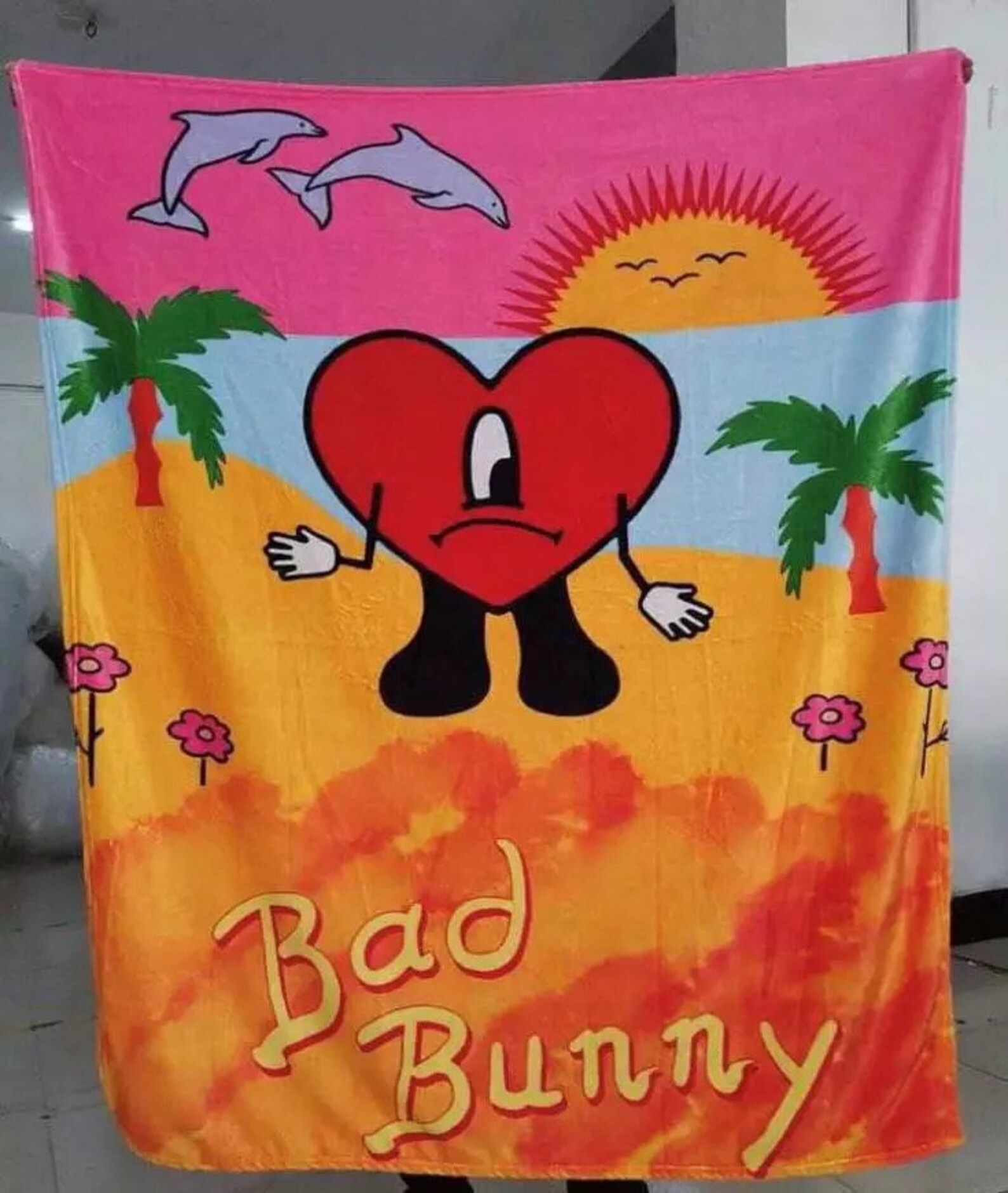 Un Verano Sin Ti Blanket Bad Bunny Blanket / Polyester Travel Etsy