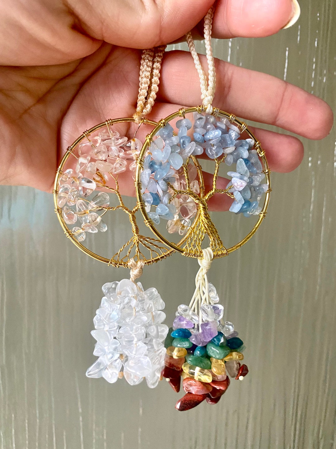 Tree of Life Pendant Tree of Life Keyring Boho Pendants - Etsy